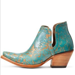 Western Leather Ankle Booties